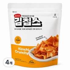 김칩스 더다믐 김치부각, 44g, 4개