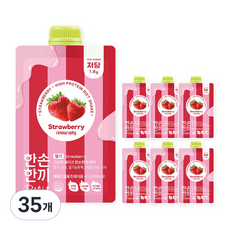 한손한끼 프로틴 단백질 쉐이크 딸기맛, 35개, 40g