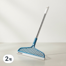 이지쓱싹 클린 실리콘 빗자루, 2개, 블루