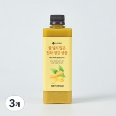 이제부터 물 넣지 않은 진짜 생강 생즙, 500ml, 3개