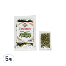 카다멈 카르다몬 향신료 소두구 cardamon, 5개, 25g