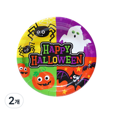 피플스파티 파티접시 해피할로윈 18p, 2개, 18개입