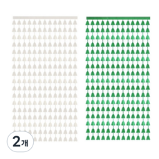 크리스마스 트리커튼, 화이트, 2개