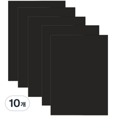 다한진 컬러 포맥스판 A3(297mm420mm*3T) 두께3mm 교재용 미술용 DIY용, 10개, 흑색
