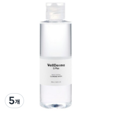 웰더마 지플러스 모이스처라이징 클렌징워터, 500ml, 5개