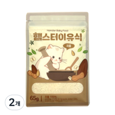 디이머닝 햄스터 이유식 아기햄스터 노령햄스터 먹이, 2개, 65g