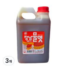 강남식품 강남 맥아 물엿, 3개, 3kg