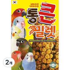 리프패럿 통큰 밀렛 앵무새 소동물 간식, 2개, 100g