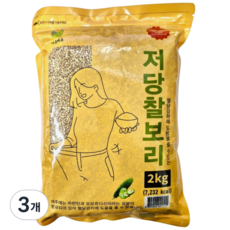 군자농협 국산 저당 찰보리쌀, 3개, 2kg
