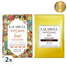 라라벨 천연헤나 가루 염색약, 다크브라운, 2개