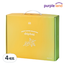 퍼플랜드 핸드드립 커피 가향 드립백 6종 선물세트, 4세트, 42개입, 11g