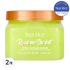 트리헛 시어 슈가 스크럽 레인보우샤베트, 2개, 510g