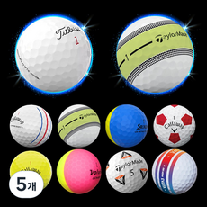 타이거골프 타이틀리스트 스릭슨 캘러웨이 브릿지스톤 볼빅 A+ A 로스트볼, 5개, 10개입, A급