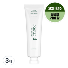 메종 드 펜세 크림 퍼퓸 고체 향수 바질 앤 만다린, 50ml, 3개