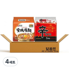 농심 안성탕면 125g + 신라면 120g 5개 세트, 4세트