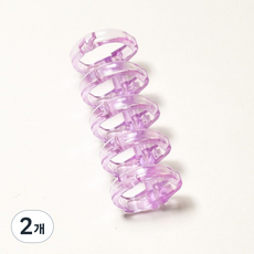 플라스틱스프링 5공 바인더 스프링 셀프 제본 펀칭 펀치 원형 펀칭기, 2개, 퍼플 30개