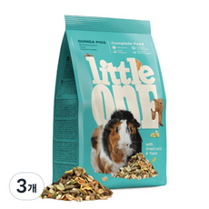 리틀원 푸드 기니피그 사료, 900g, 3개