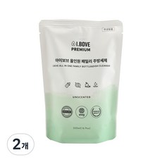 아이보브 올인원 패밀리 젖병 식기세제 리필, 2개, 500ml