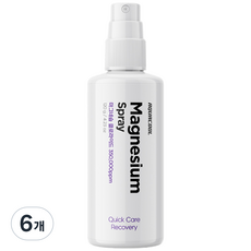 아쿠아쿨 마그네슘 스프레이 120g / 350000ppm 쿨+핫 뿌리는 신속케어, 6개, 1개입