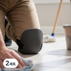충격 흡수 무릎 보호 방수 패드 무릎보호대 2P 작업 청소, 2세트