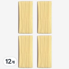 10mm 바이어스테이프 칼라바이어스 4yard, 12개, 파스텔옐로