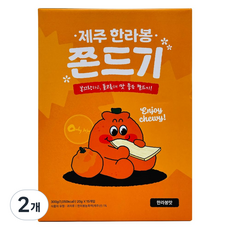 제주 한라봉 쫀드기 15개입 추억의 간식 여행 선물 기념품, 2개, 300g