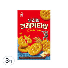 우리밀 크래커타임, 74g, 3개