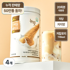 뉴핏 투에니포 뉴트리 다이어트 쉐이크 곡물맛, 600g, 4개