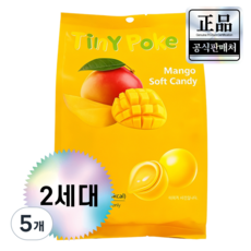 티니포크 쫀득달콤 대용량 망고젤리, 5개, 320g
