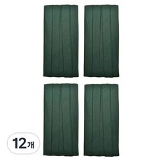 10mm 바이어스테이프 칼라바이어스 4yard, 12개, 다크그린