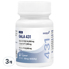 본사출고 이너리움 갈라431, 3개, 60정