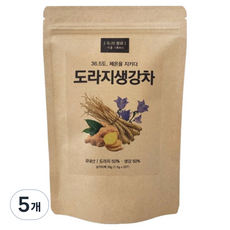 착한농부 국내산 도라지생강차20T, 20개입, 5개, 30g, 1.5g