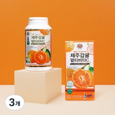 트리코리아 제주감귤비타 330정 비타민C 타우린 피쉬콜라겐, 3개