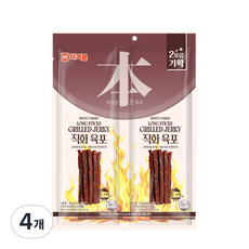 머거본 직화육포 그릴드 저키 기획팩, 90g, 4개