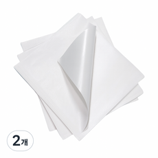 페이퍼릿 노루지(화이트) 150 X 150 L자형 코팅봉투, 2개, 500개입