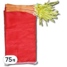 다용도 양파망 20kg 40 x 80cm, 75개, 빨강