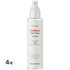 로브로제 카페인 헤어 픽서, 200ml, 4개