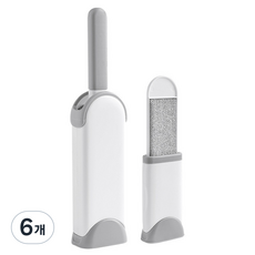 먼지털이 애완동물 털 빗 의류 털 제거기CCS, 회색, 6개