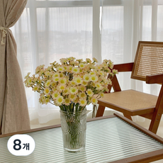 메이크유어홈 촬영용 부케 마가렛 데이지조화 들꽃 야생화 꽃다발, 핑크, 8개