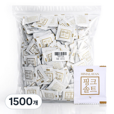 제이디네이처 히말라야 핑크소금 일회용 소금 배달용 업소용 캠핑용, 1500개, 3g
