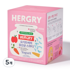 헐그리 요거트 유산균 스무디, 350g, 5개