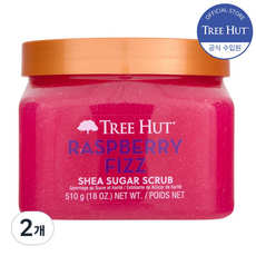 트리헛 시어 슈가 스크럽 라즈베리 피즈, 2개, 510g