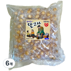 허니 달고나, 500g, 6개