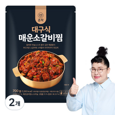 [온작]이영자 대구식 매운소갈비찜, 2개, 700g