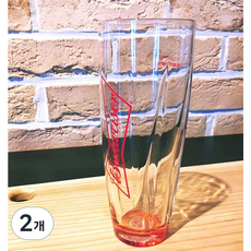버드와이저맥주잔, 2개