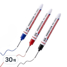 공구PXJ 마킹펜 표식 목재 유리 타공 천공 마커 다양한소재 작업용 20mm, 30개, 블루