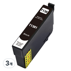 훼이머스잉크 엡손 T138 T1381-4 (세트판매) 호환잉크 TX230/TX235/TX420W/TX430W/TX435W/TX325F/T138170, 검정, 3개