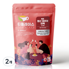 티플레이스 국산 100% 볶은 경산대추차 삼각티백 전통차 허브차, 2g, 2개, 50개입