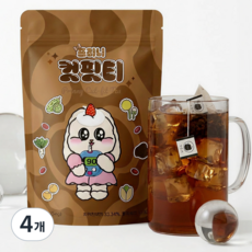 프리니 컷핏티 대체커피 식후혈당케어 건강차 치커리 돼지감자 저당 구수한 차, 4개, 25개입, 75g