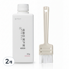 백화상점 붓으로 바르는 곰팡이 제거제 젤 벽지 벽 화장실 욕실 실리콘 베란다 창틀 천장, 2개, 300g